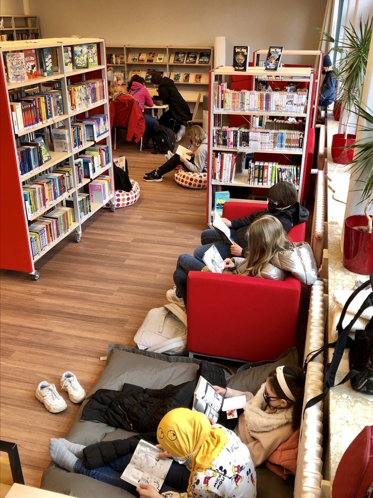 Bequem in neue Bücherwelten! Bequem in neue Bücherwelten!