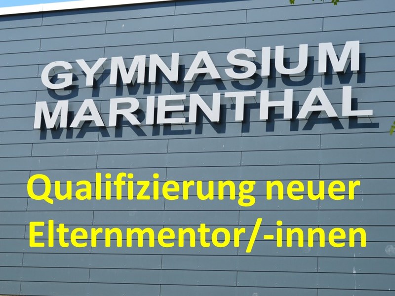 Qualifizierung neuer Elternmentor/-innen Qualifizierung neuer Elternmentor/-innen