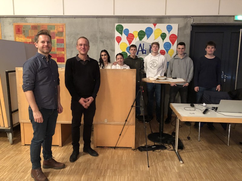 Technik Team und Musiklehrer