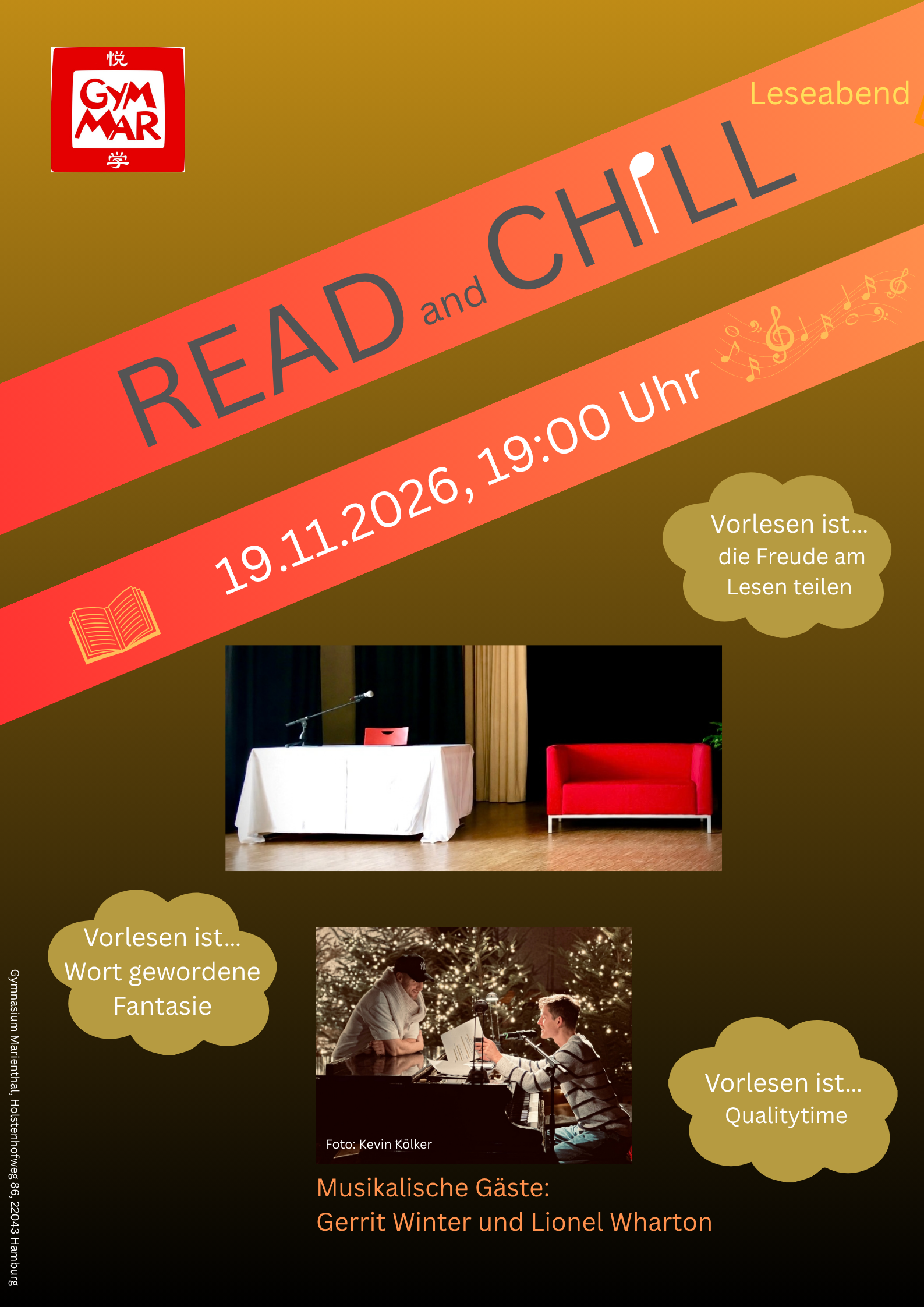 Plakat Leseabend