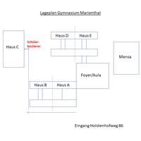 Lageplan Schülerbücherei