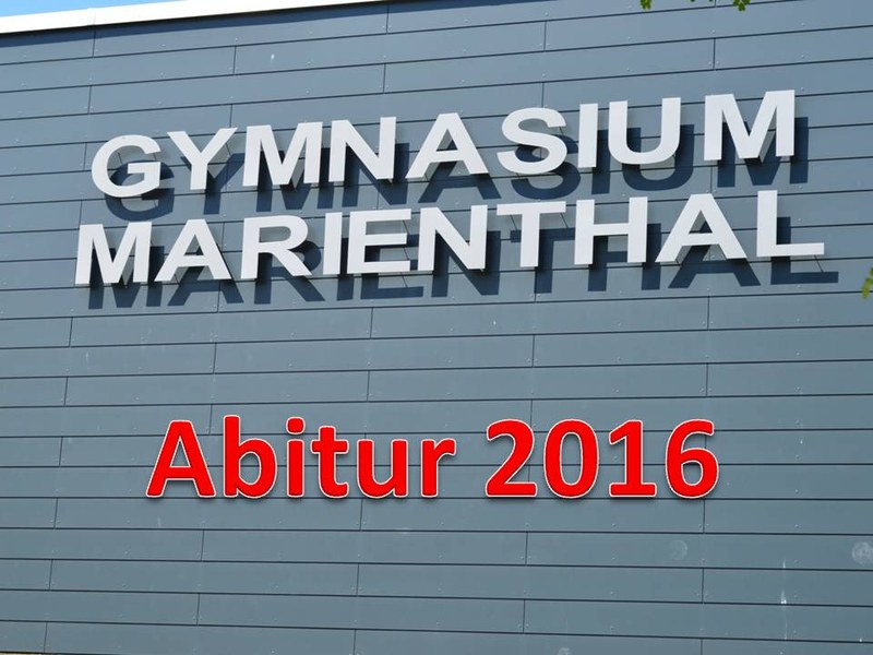 Abitur 2016 Abitur 2016