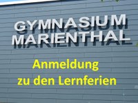 Anmeldung zu den Lernferien