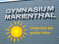 Unterricht bei großer Hitze!